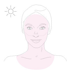 aplicar por la mañana Oil-Free Brilliant Sun Protection SPF 50