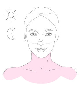 Mañana y noche Tensolift Neck Cream natura bissé 
